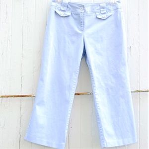 New Lisitng New York & Co. Light Blue Capris Size6